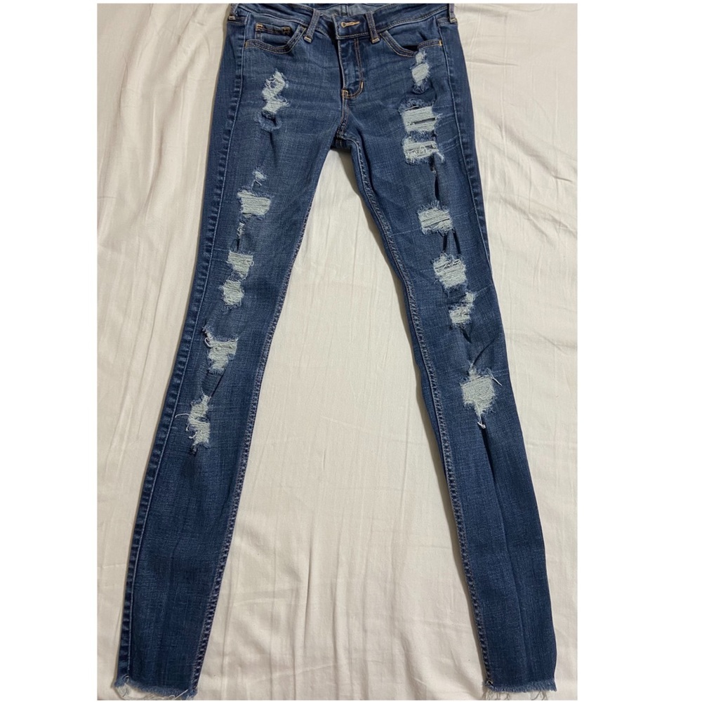 Hollister skinny jeans low rise